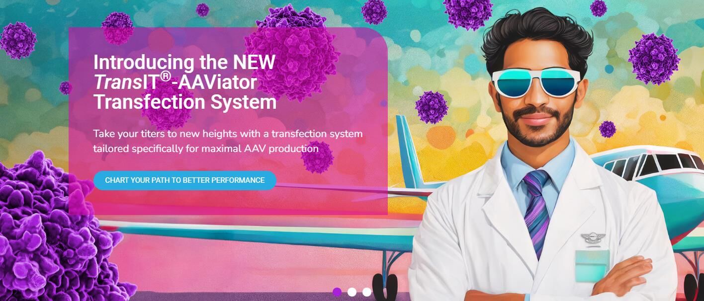 Mirus Bio新上市轉染試劑TransIT?-AAViator，基于逆向工程，最大化的提升AAV滴度和實心率！